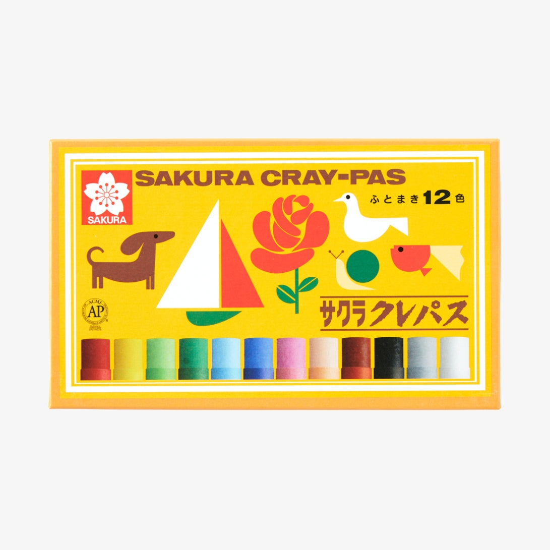Set of 12 Sakura Cray Pas – Tori Jones Studio