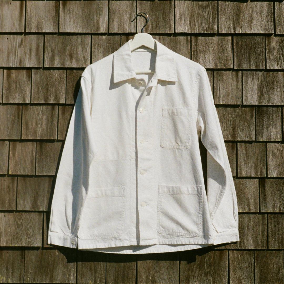 Vintage White Chore Jacket