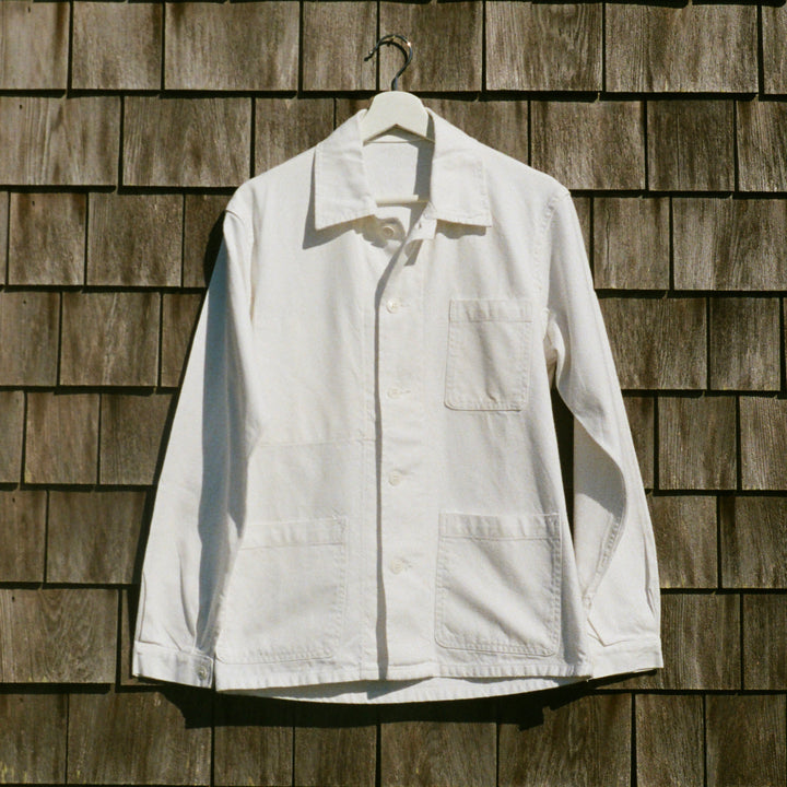 Vintage White Chore Jacket