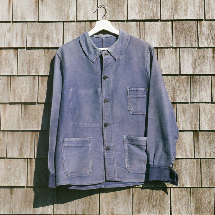 Vintage French Moleskin Chore Jacket