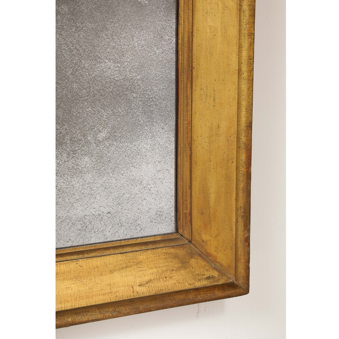 Antique Gilt Mirror with Original Glass, 19th Century
