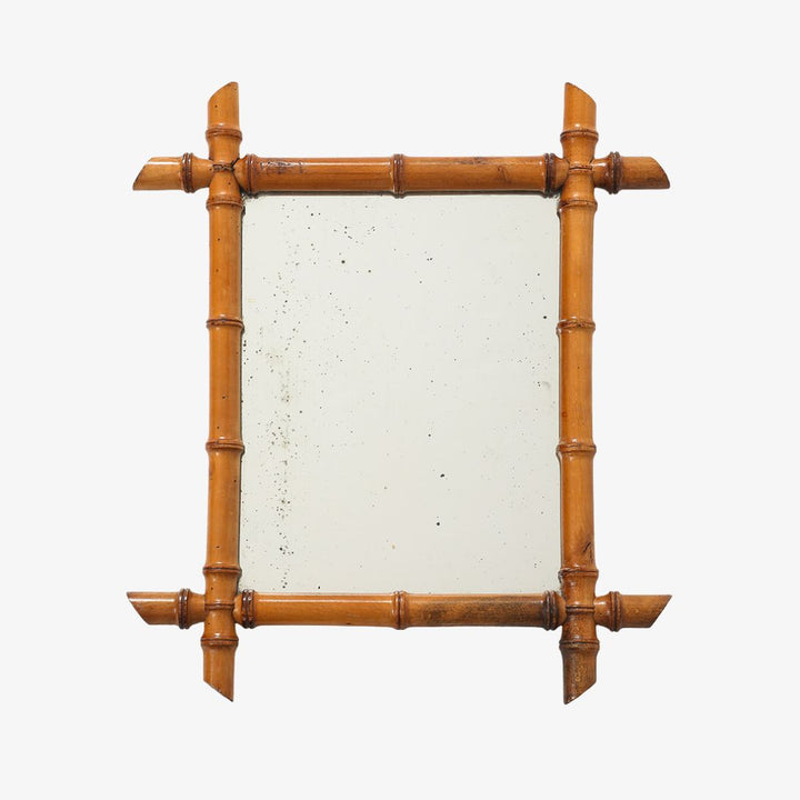 Vintage Faux Bamboo Mirror 3