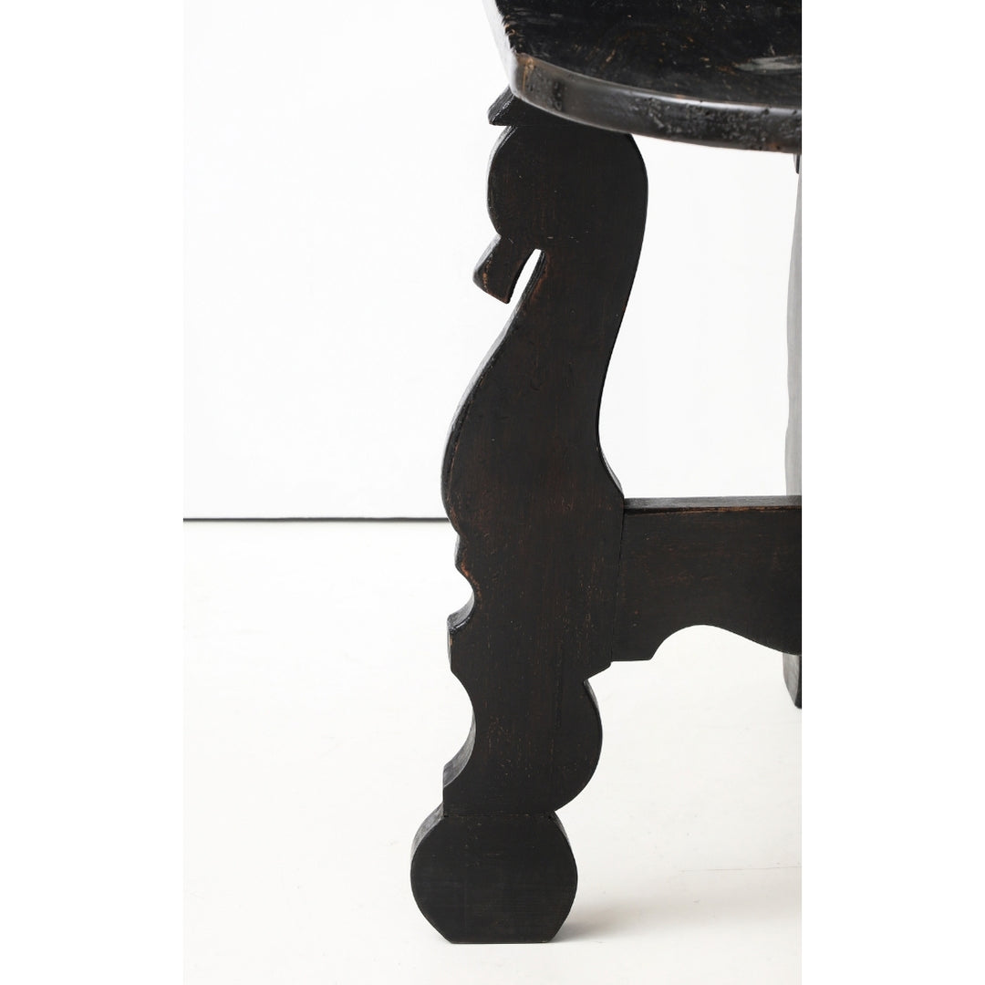 Pair of Antique French Ebony Consoles