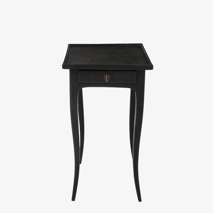 Antique Painted Side Table with Key