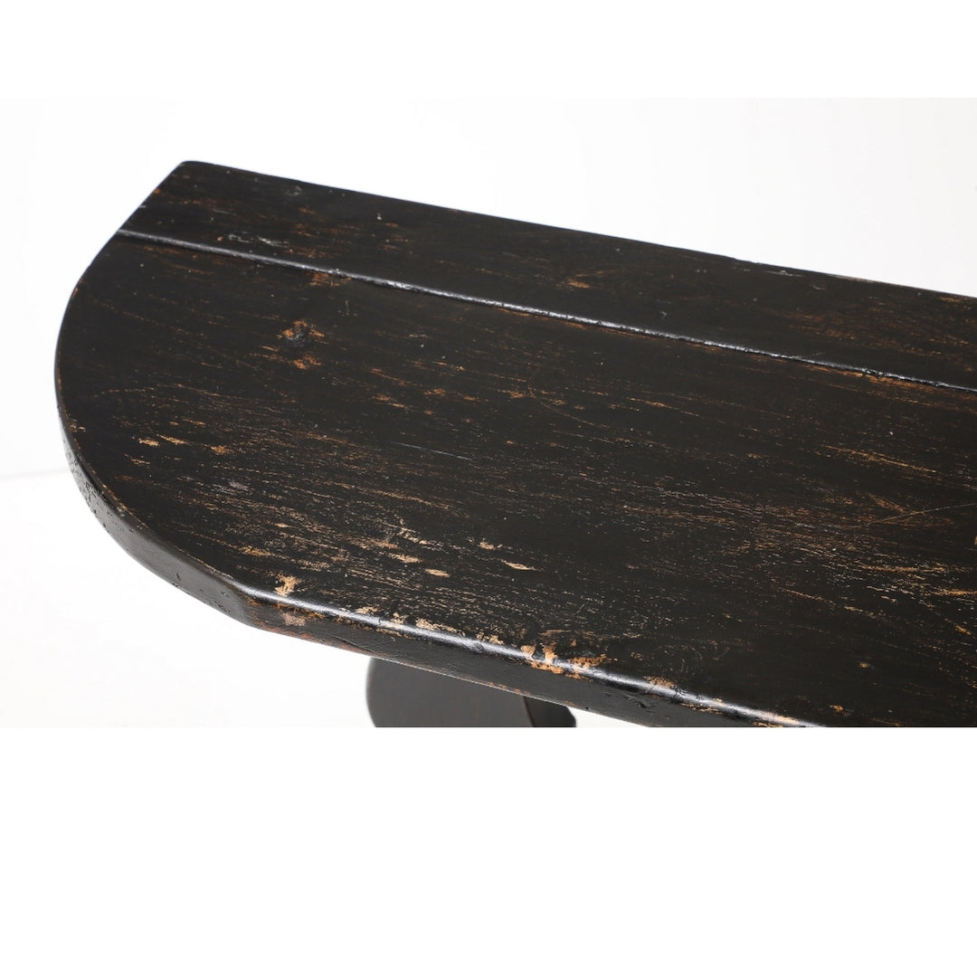 Pair of Antique French Ebony Consoles