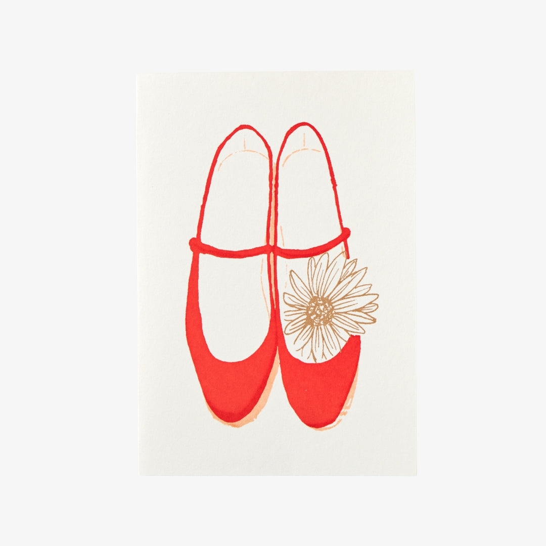 Mary Janes Folded Card by Dimanche