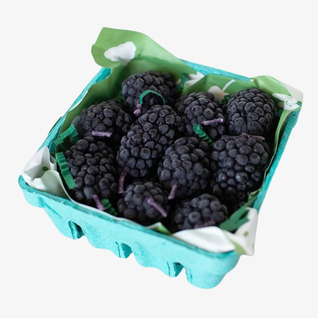 Blackberry Beeswax Birthday Candles