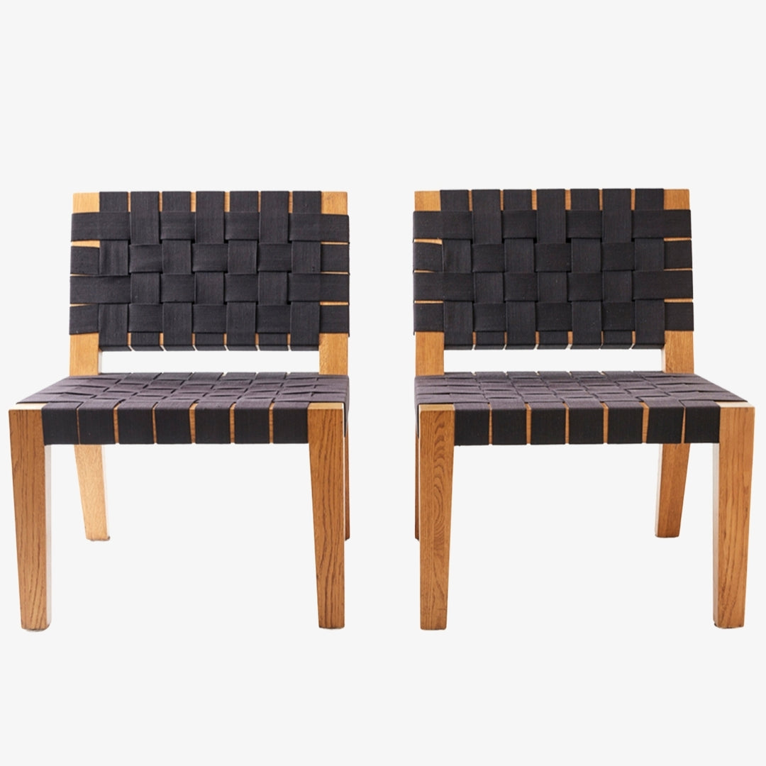 Pair of Vintage Webbed Chairs