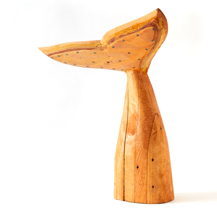 Vintage Whale Sculpture