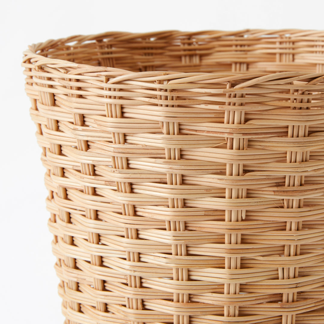 Hand Woven Wastepaper Basket – Tori Jones Studio