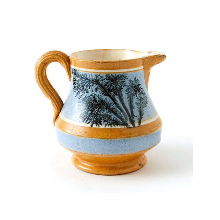 Antique Mochaware Pitcher