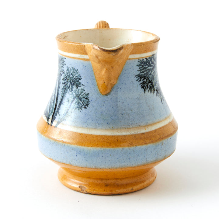 Antique Mochaware Pitcher