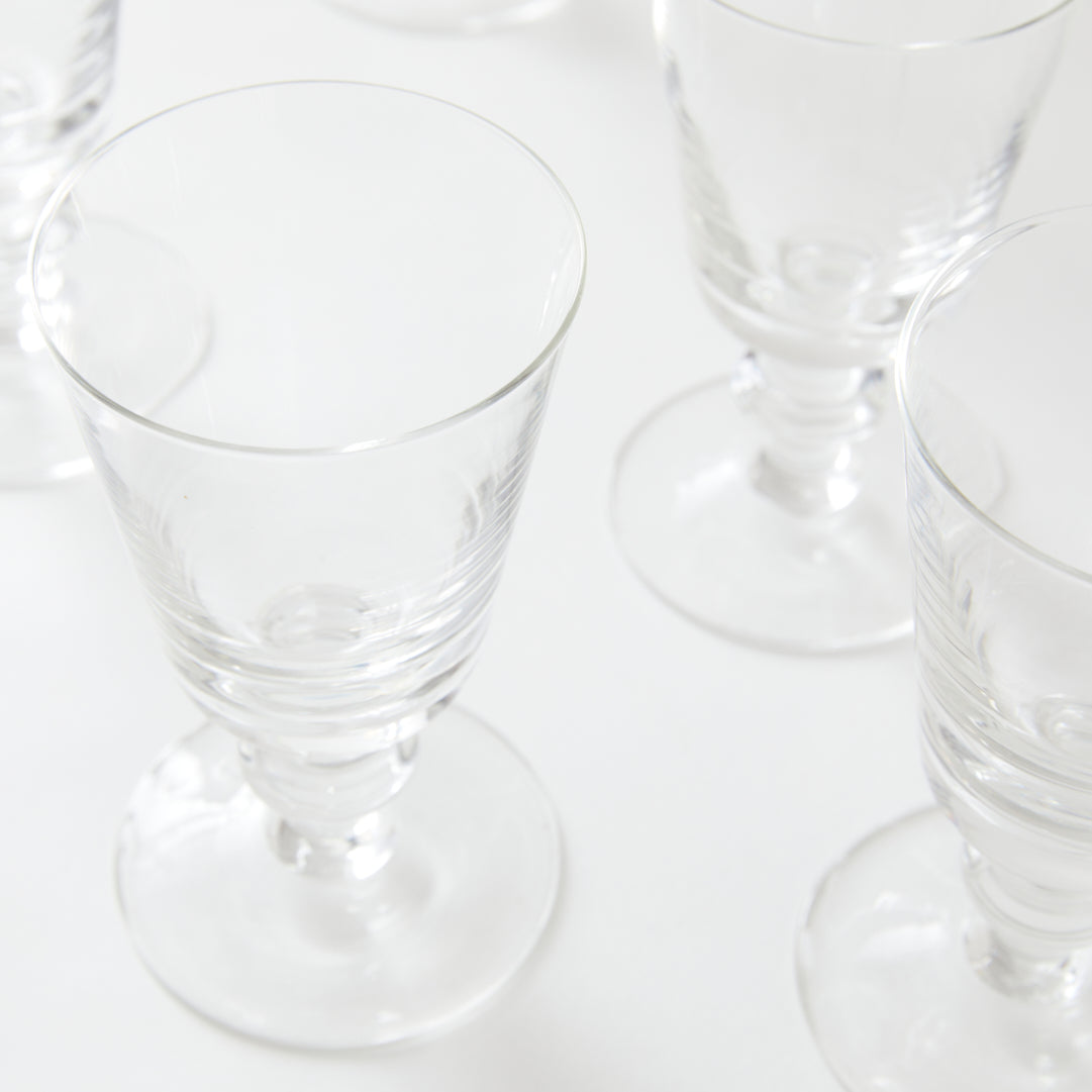 Set of 5 Vintage Crystal La Rochere Goblets – Tori Jones Studio