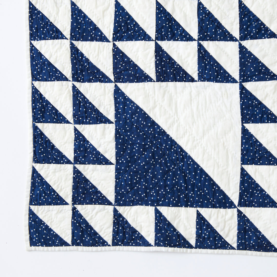 Antique Lady of the Lake Indigo Quilt