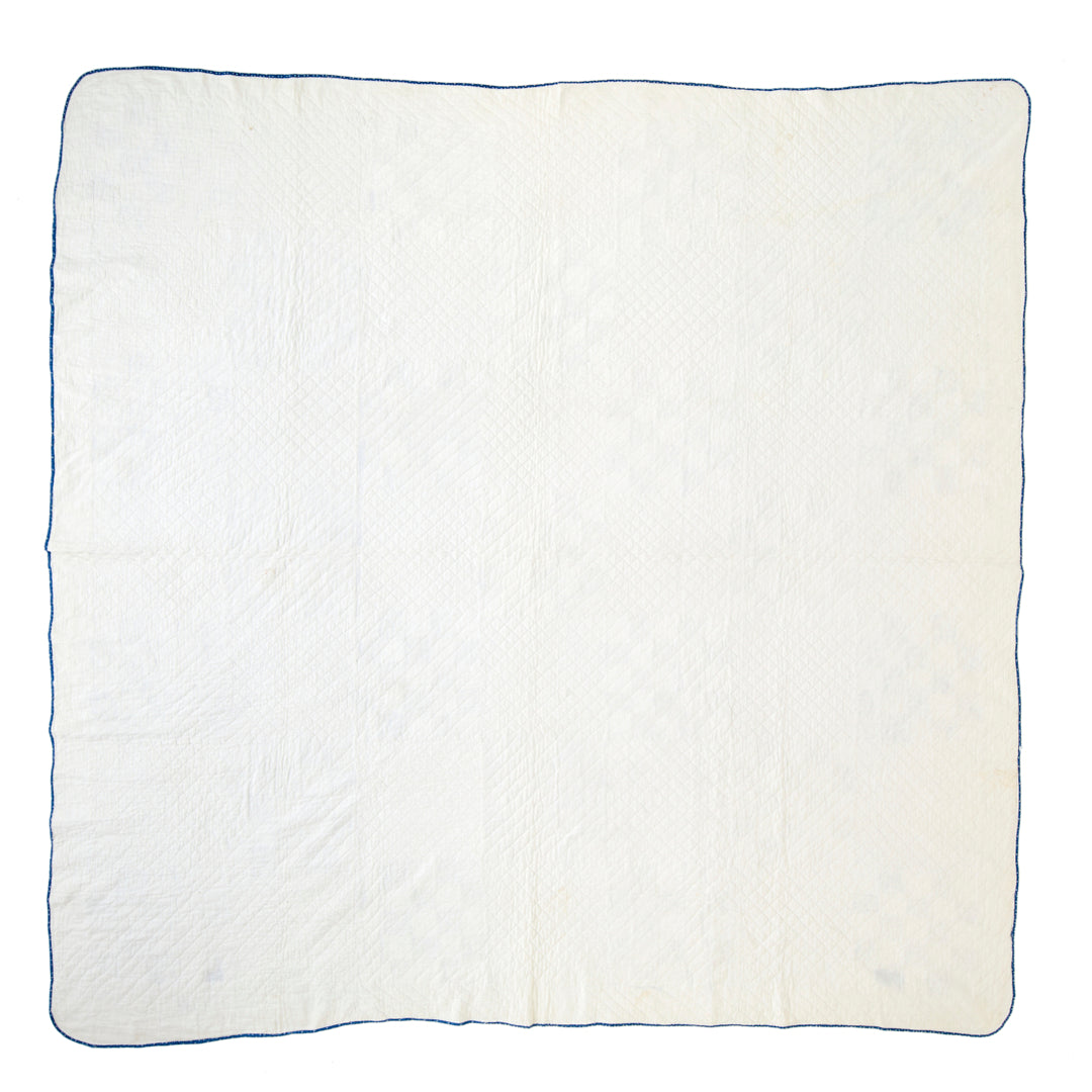 Antique Double Irish Chain with Stars Quilt