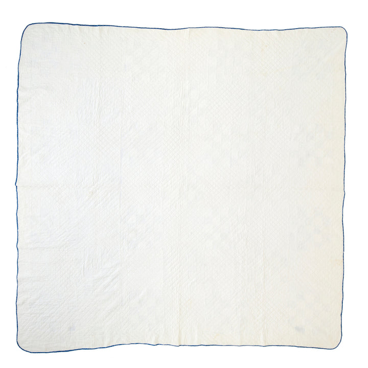 Antique Double Irish Chain with Stars Quilt