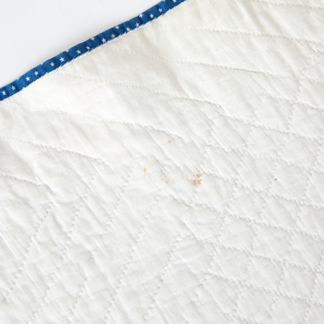 Antique Double Irish Chain with Stars Quilt