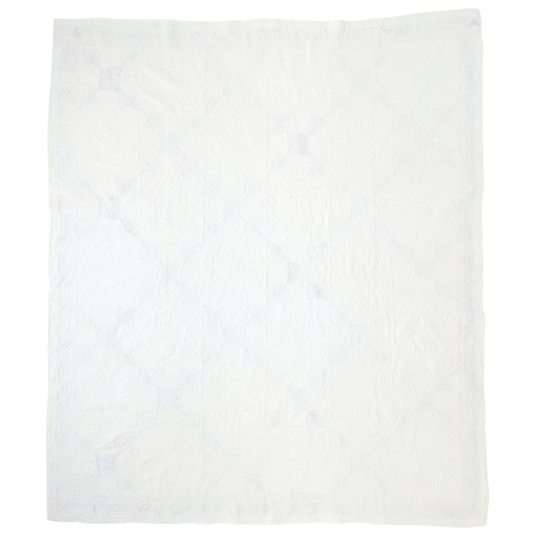 Vintage Indigo &amp; Pink Quilt
