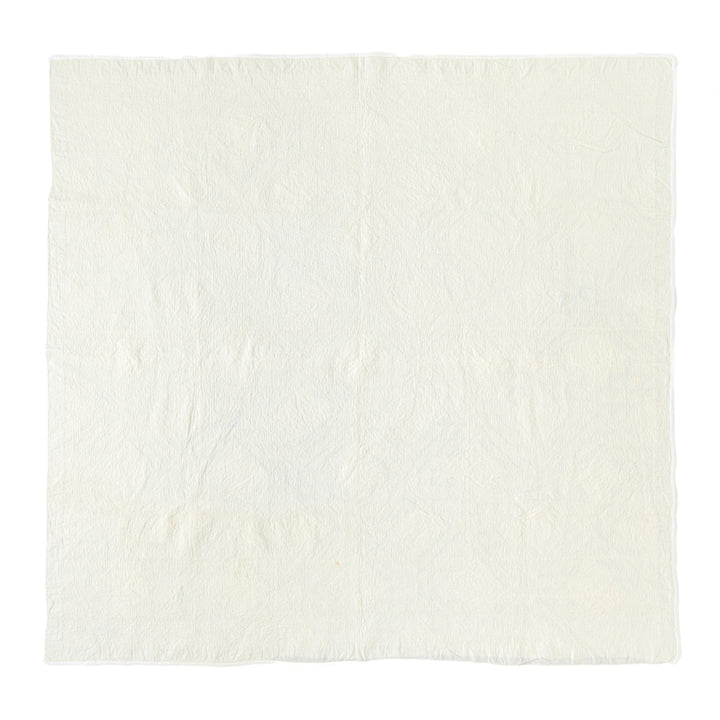 Antique Blue Ocean Waves Quilt, late 19th Century