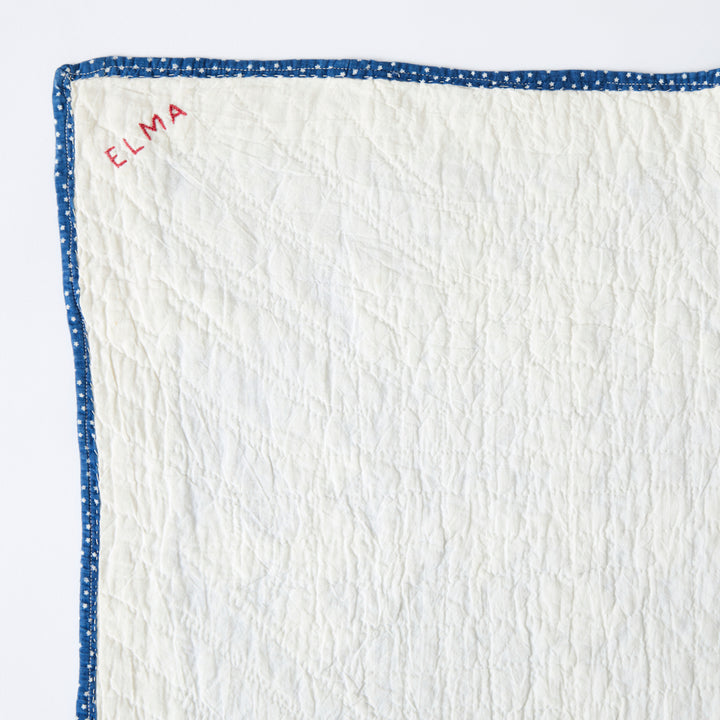 Antique Reverse Single Irish Chain Quilt, circa 1890