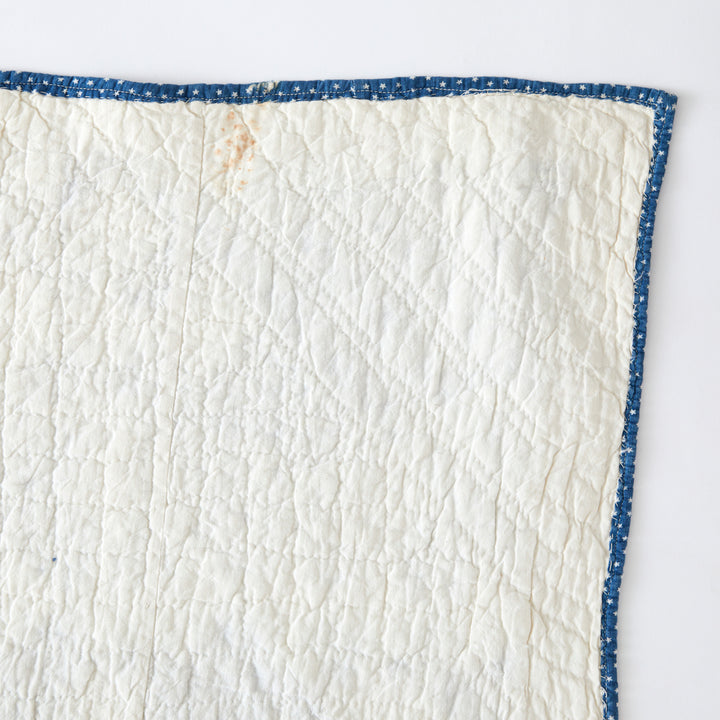 Antique Reverse Single Irish Chain Quilt, circa 1890