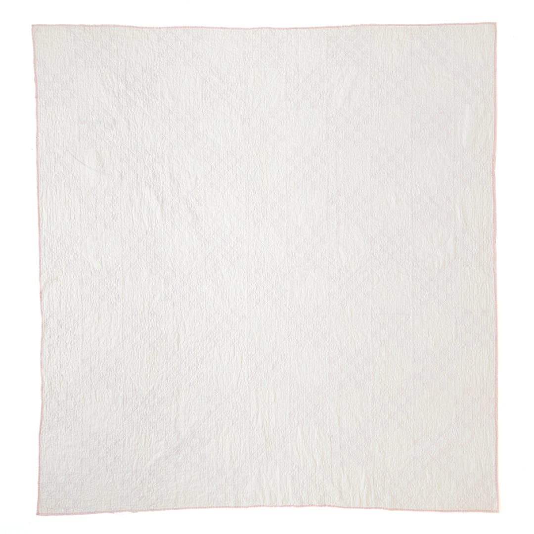 Vintage Gingham Double Irish Chain Quilt