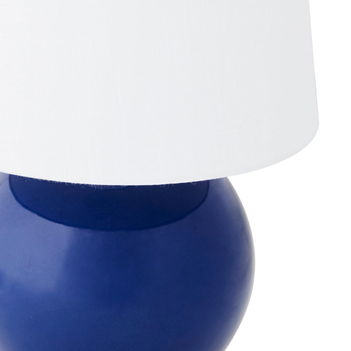 Vintage Cobalt Orb Lamp