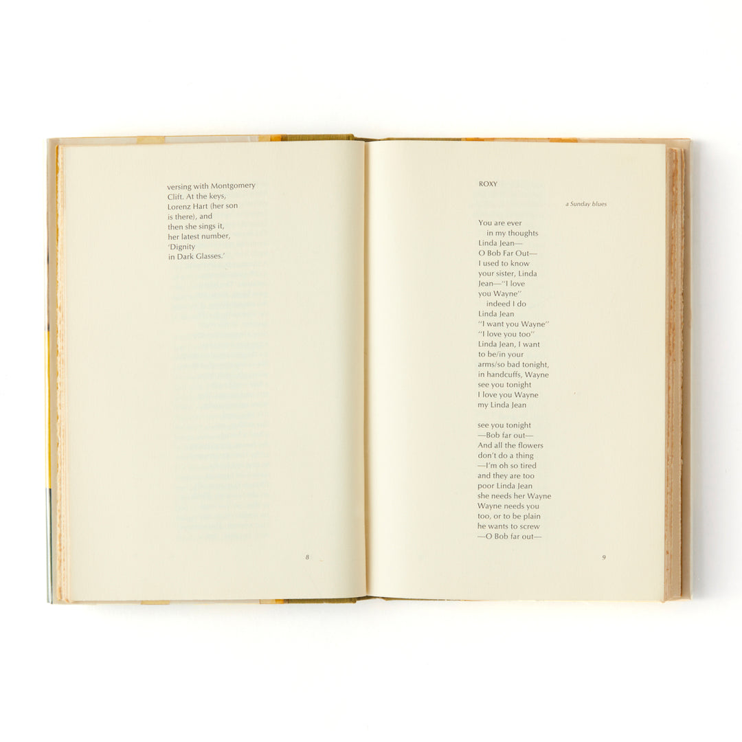 James Schuyler, Hymn to Life, Cover by Fairfield Porter