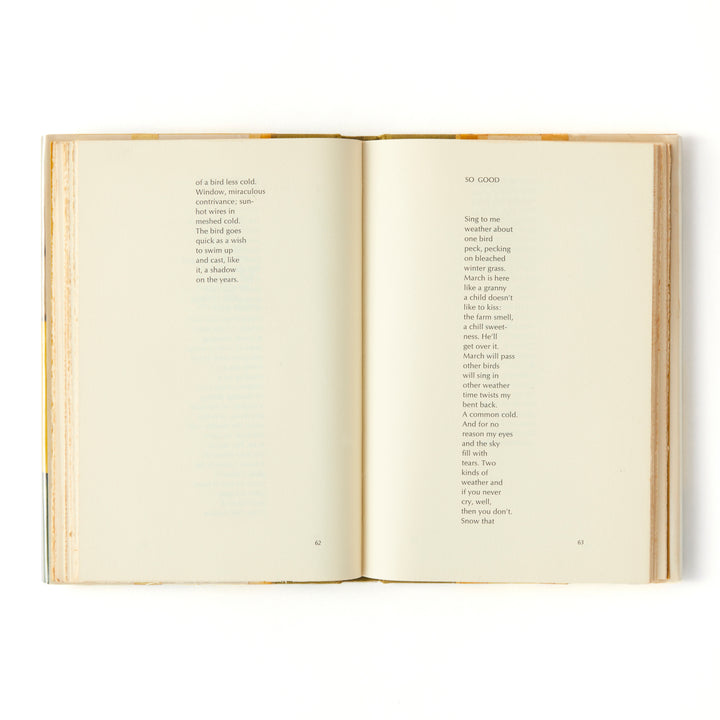 James Schuyler, Hymn to Life, Cover by Fairfield Porter