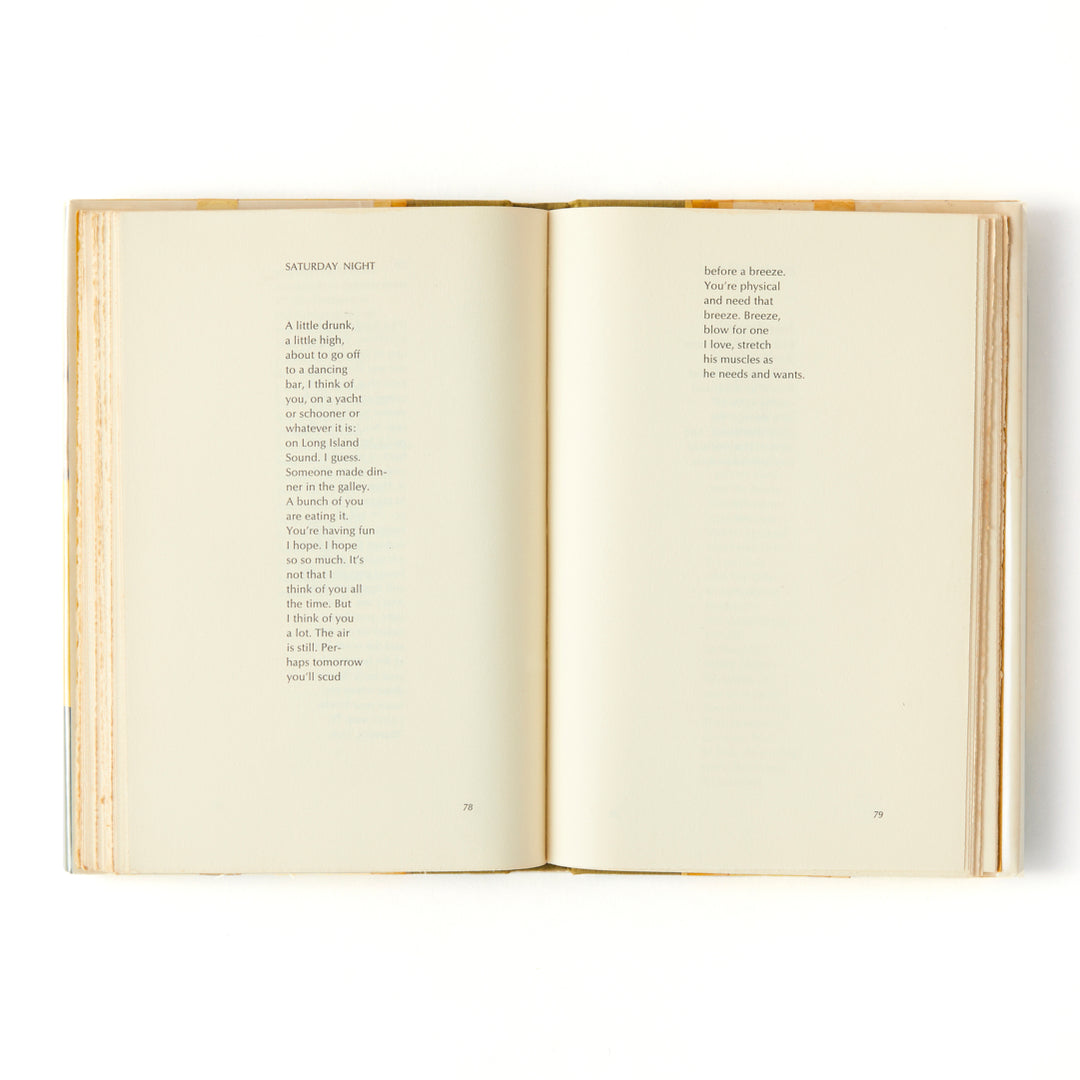 James Schuyler, Hymn to Life, Cover by Fairfield Porter