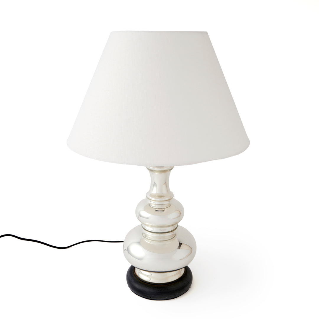 Vintage Mercury Glass Lamp