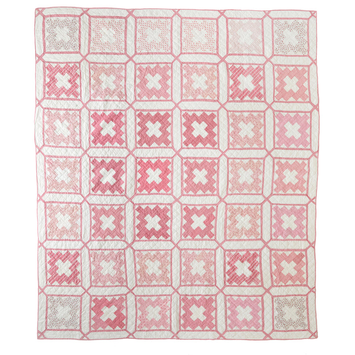 Antique Album of Pinks Quilt, circa 1870