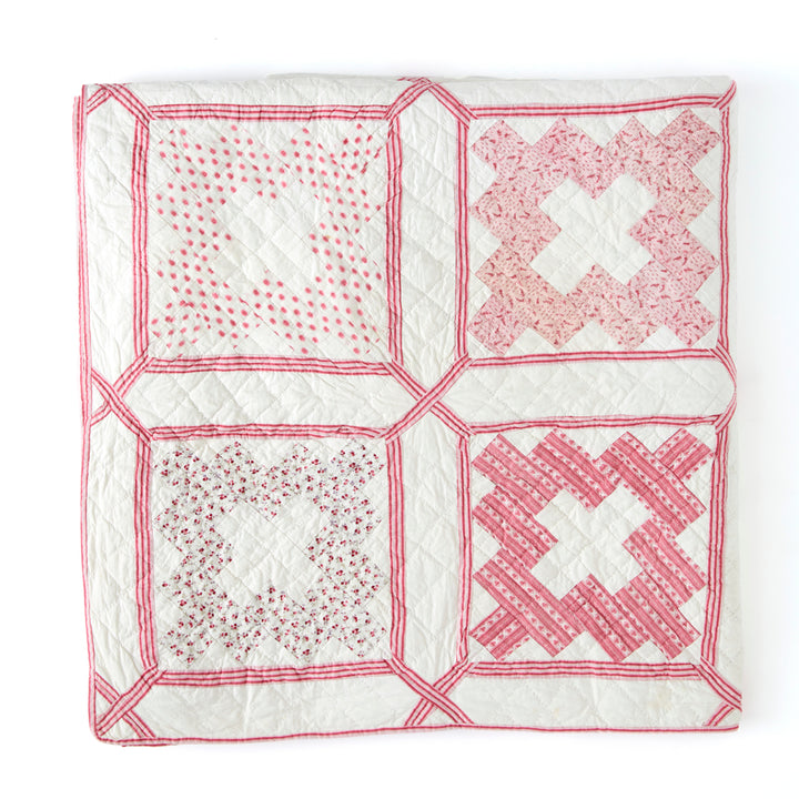 Antique Album of Pinks Quilt, circa 1870