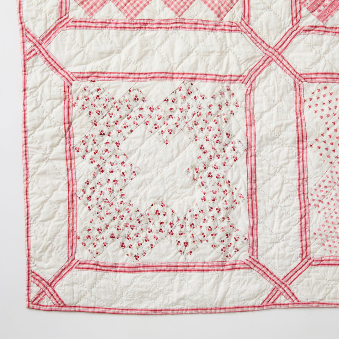 Antique Album of Pinks Quilt, circa 1870