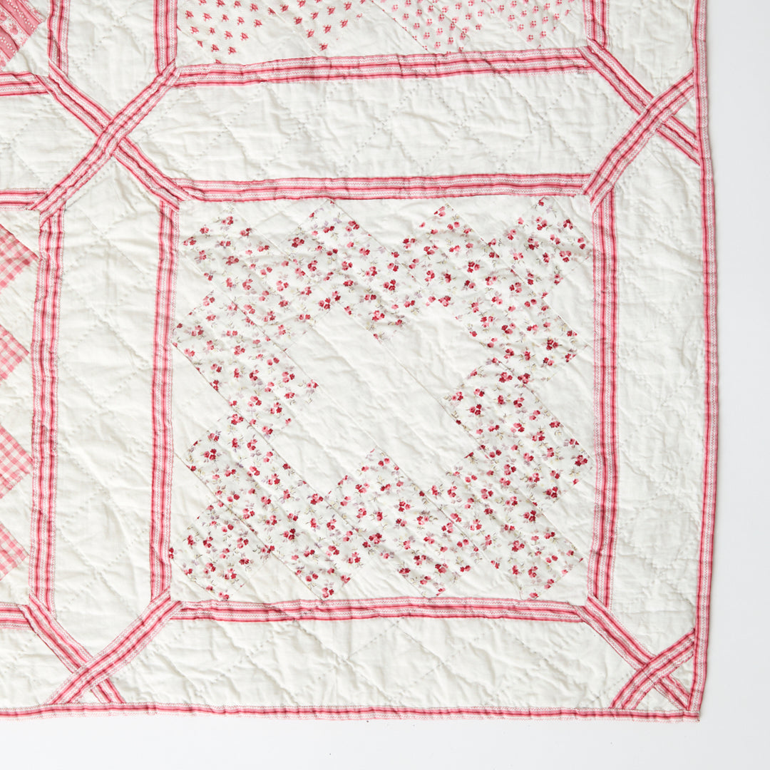 Antique Album of Pinks Quilt, circa 1870