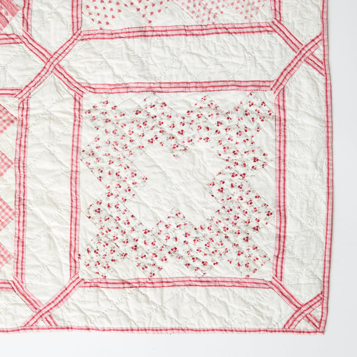 Antique Album of Pinks Quilt, circa 1870