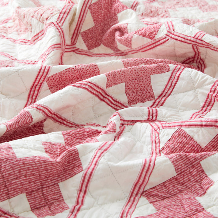 Antique Album of Pinks Quilt, circa 1870