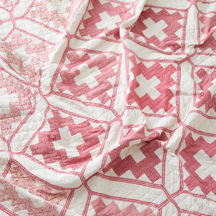 Antique Album of Pinks Quilt, circa 1870