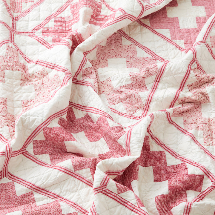 Antique Album of Pinks Quilt, circa 1870