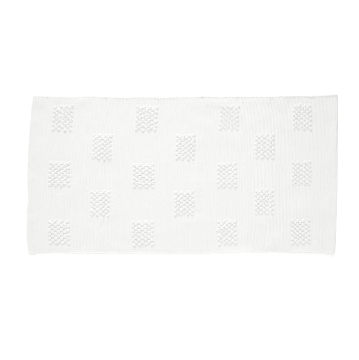 Portuguese Cotton Bath Mat, Square Pattern