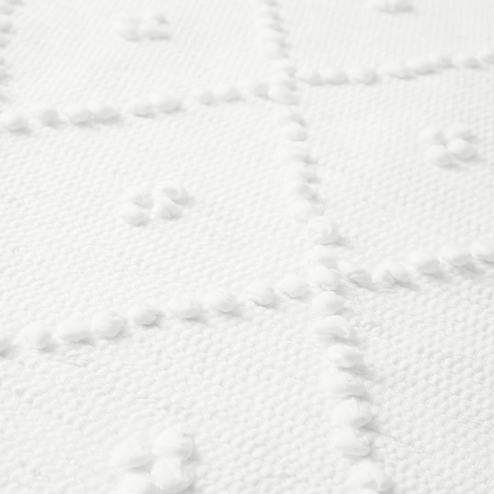 Portuguese Cotton Bath Mat, Trellis Pattern