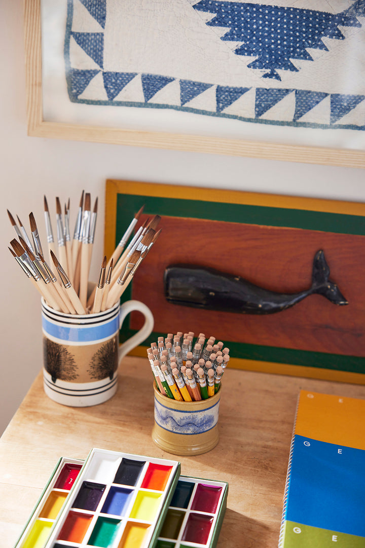 Vintage Hand Carved Whale Sign