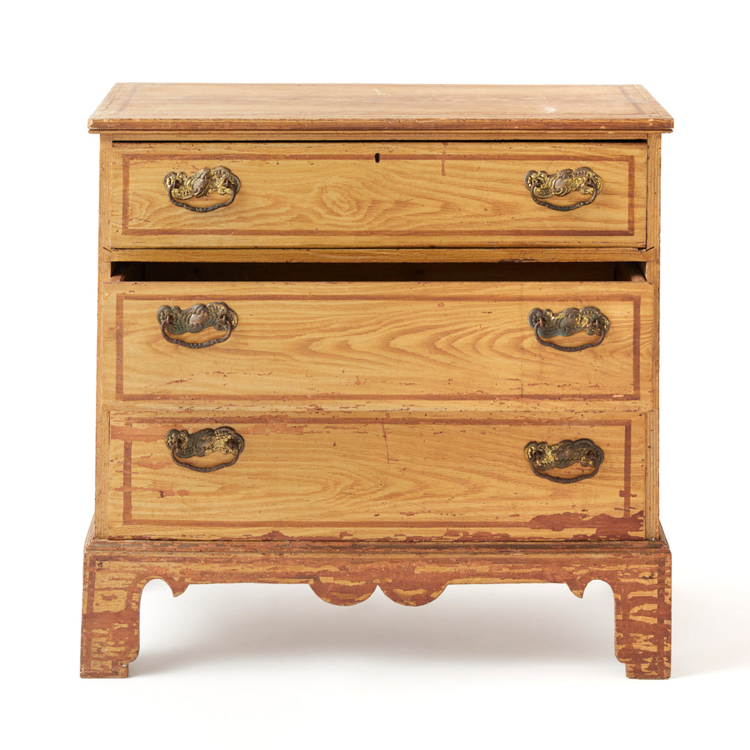 Faux Grain Painted Chest, circa 1840