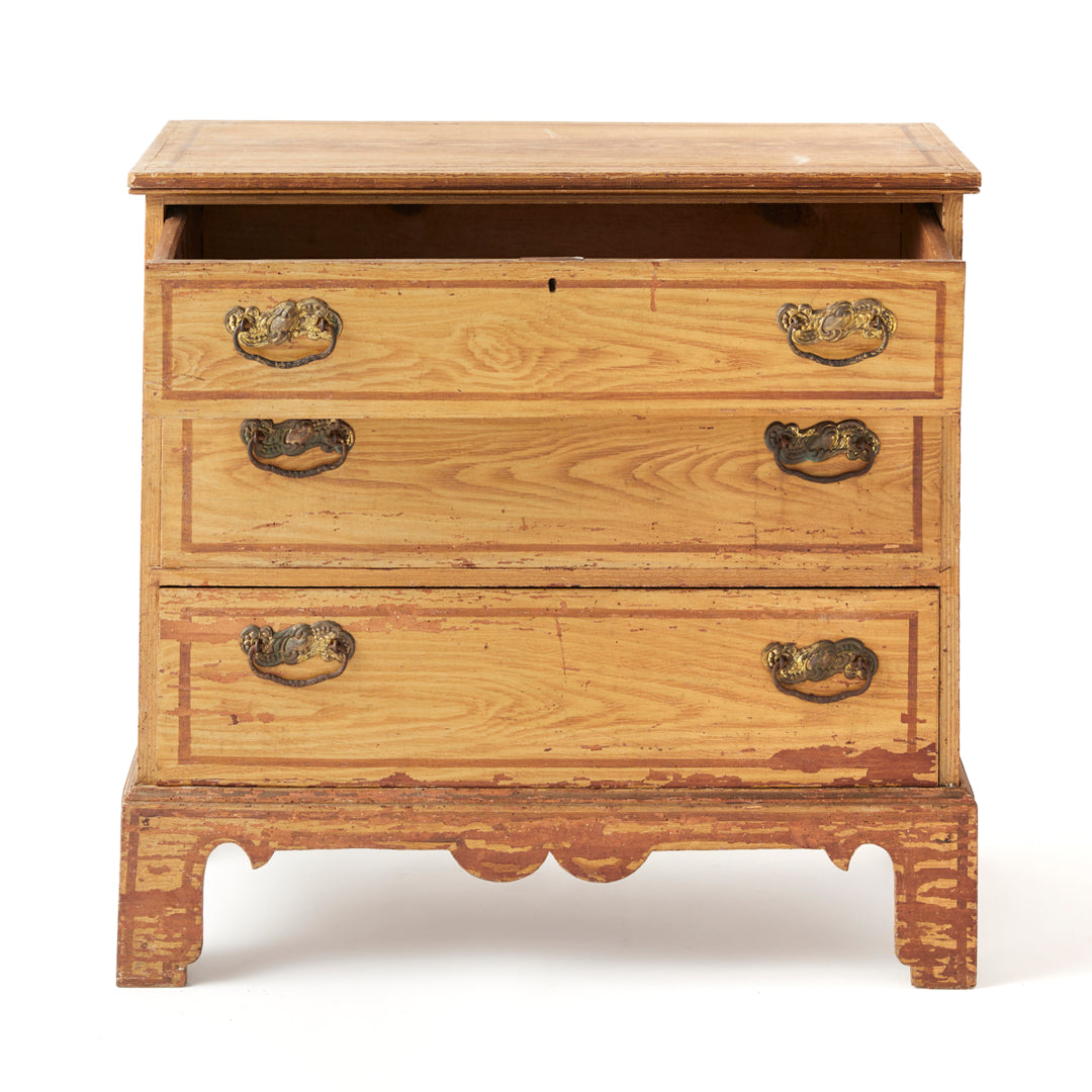 Faux Grain Painted Chest, circa 1840