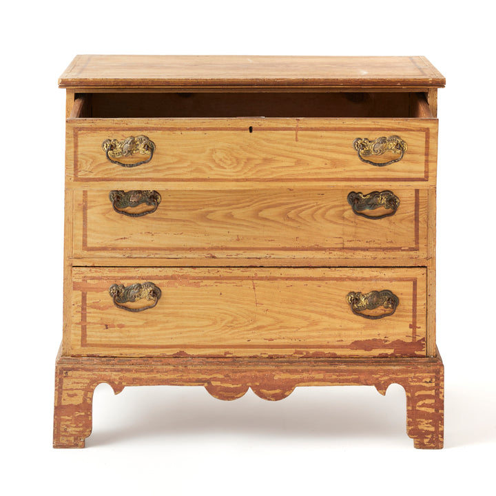 Faux Grain Painted Chest, circa 1840