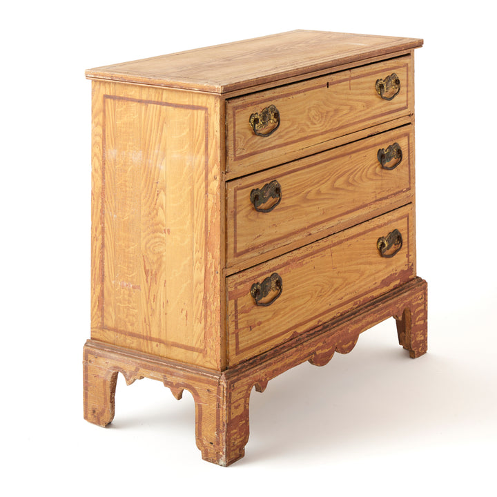 Faux Grain Painted Chest, circa 1840