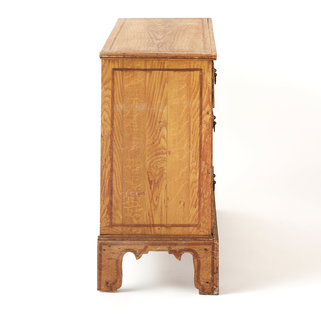 Faux Grain Painted Chest, circa 1840
