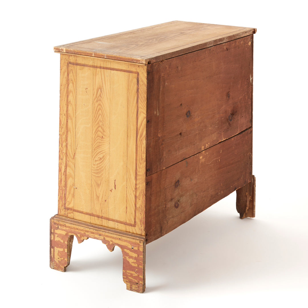Faux Grain Painted Chest, circa 1840