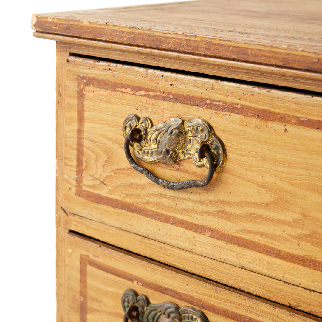 Faux Grain Painted Chest, circa 1840