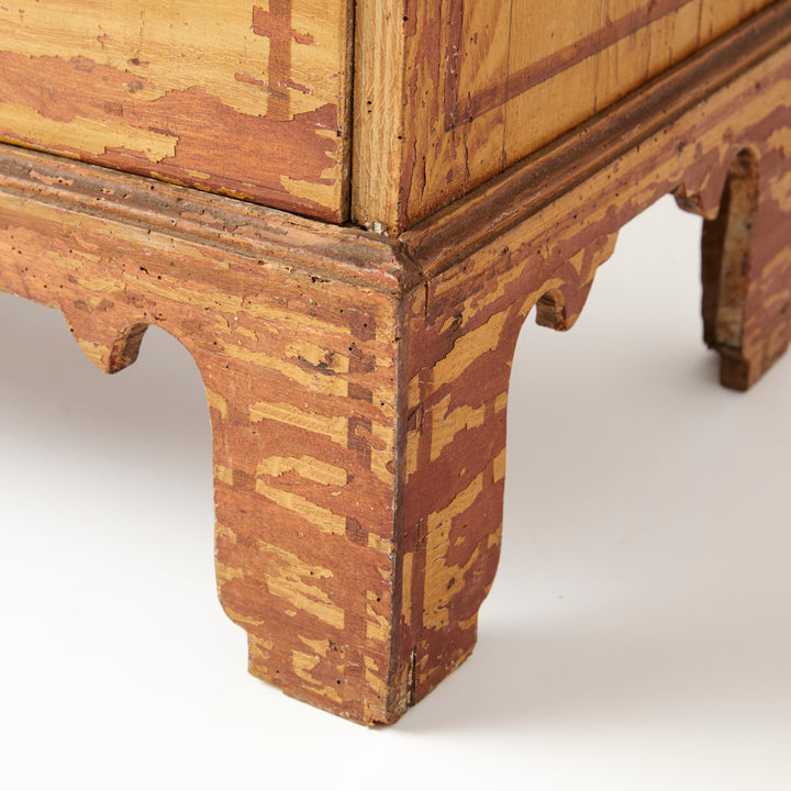 Faux Grain Painted Chest, circa 1840